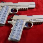SOLD CONSECUTIVELY NUMBERED USMC COLT M45A1 PISTOLS, DOCUMENTED USMC DECOMMISSIONED WITH COLT FACTORY DOCUMENTS, WITH BOXES & GIBLETS!