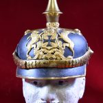 MON MAY 1, EXTREMELY RARE GERMAN WWI WURTTEMBURG OFFICER'S PICKELHAUBE SPIKED HELMET, EXTREMELY FINE CONDITION!
