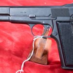 SOLD  VERY CHOICE & IMPORTANT EARLY 1T PRODUCTION CANADIAN WWII INGLIS BROWNING HIGH POWER PISTOL, 1944 BRITISH SOE CONTRACT, MINT!