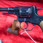 SOLD VERY CHOICE SOVIET 1936 NAGANT REVOLVER, NON-IMPORT, ALL MATCHING, MINT CRISP!