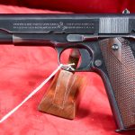 SOLD US WWI VERY LATE WAR 1919 PRODUCTION COLT MODEL OF 1911 US ARMY SERVICE PISTOL, "BLACK ARMY" VARIANT, VERY HARD TO FIND MINT SHARP CONDITION!