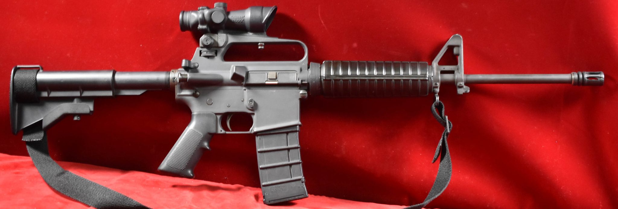 SOLD VERY RARE COLT 1980'S GREEN LABEL PRE-BAN COLT AR15 A2 SPORTER II ...