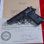 SOLD TUE JUN 13, OUTSTANDING RSHA/SS CONTRACT VARIATION 3 WALTHER PP PISTOL, IMPORTANT, EXCEPTIONAL & WELL DOCUMENTED, DOUBLE PUBLISHED, WITH CAPTURE PAPERS, MATCHING MAG, MINT CRISP STUNNING!