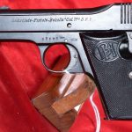 SOLD GERMAN WWI MILITARY ISSUE “BEHOLLA” PISTOL, WITH PRUSSIAN EAGLE ON THE TRIGGER GUARD! VERY SCARCE ESPECIALLY THIS NICE!