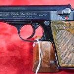 SOLD WALTHER PPK PISTOL, VERY SCARCE EARLY WAR 1940 PRODUCTION LIGHTWEIGHT DURAL FRAME VARIANT, VERY SHARP!