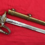 Sold - TUES AUGUST 22, RARE PERSONALIZED MODEL 1902 UPDATED IMPERIAL GERMAN/THIRD REICH NAVAL DAGGER