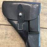 SOLD ULTRA RARE Bz RBD HANN (THIRD REICH/NAZI RAILWAY POLICE HANNOVER) MARKED JHG44 FOR THE 1934 MAUSER OR MAUSER HSc HOLSTER…MINT!!!