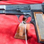 SOLD NAZI OCCUPATION FN HIGH POWER PISTOL, FIXED SIGHT, “b” BLOCK, MID 1944 PRODUCTION, VERY SHARP!