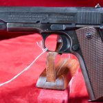 SOLD COLT MODEL 1911 U.S. ARMY, 1918 BLACK ARMY "AA” MARKED, Augusta Arsenal REWORK, 1960’S DCM SALE