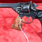 THU AUG 10, SCARCE EARLY 1942 BRITISH WWII MILITARY ISSUE WEBLEY MARK IV .38/200 REVOLVER, VERY SHARP, PROBABLY SOE ISSUE TO FRENCH RESISTANCE