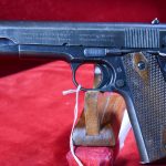 SOLD US WWI COLT MODEL 1911 US ARMY SERVICE PISTOL, LATE 1917 PRODUCTION, SHIPPED DIRECTLY TO THE AEF IN FRANCE, JAN 1918, 100% ORIGINAL AND NICE!