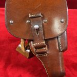 SOLD  RARE AKAH MADE WALTHER PPK THEUERMANN DROPPING HOLSTER PISTOL BEAUTIFUL TAN LEATHER MINTY!