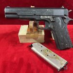 SOLD UNICORN RARE, NAZI ISSUED & WAFFENAMTED, 1945 NORWEGIAN M-1914 KONGSBERG COLT PISTOL, TEXTBOOK EXAMPLE!