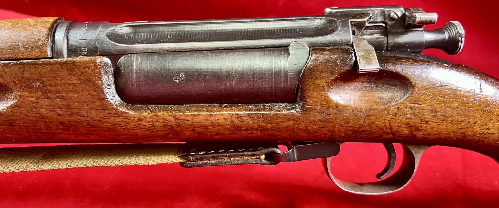 SOLD ULTRA RARE NAZI NORWEGIAN GEW 211(N) 1944 NAZI KRAG RIFLE M1894/43 ...