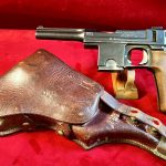 SOLD SCARCE DANISH ARMY M1910/21 BERGMAN BAYARD PISTOL, WITH IMPOSSIBLE TO FIND HOLSTER & SPARE MAG! VERY SHARP!