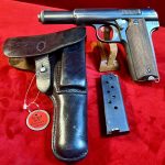 FRI DEC 1, ASTRA 600 PISTOL, POST WAR WEST GERMAN POLICE ISSUE, FULL RIG, VERY SHARP!