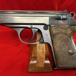 SOLD VERY CHOICE, 1942 NAZI POLICE ISSUED WALTHER PPK PISTOL, EAGLE/C MARKED, MINT CRISP!
