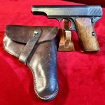 SOLD VERY RARE, GERMAN 1920 RHEINMETALL abt SOMMERDA PISTOL, VERY FEW MADE, VERY CRISP!