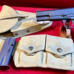 WED DEC 27, WWII CANADIAN/BRITISH INGLIS MK1∗ BROWNING HIGH POWER PISTOL, END OF PRODUCTION 9T RANGE, MINT CRISP FULL RIG!