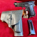 TUE FEB 6,  VERY SCARCE 1944 BERETTA 1934 PISTOL, NAZI ISSUED IN THE “AA” SERIAL NUMBER RANGE, FULL RIG, MINT CRISP!