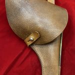 SPECTACULAR SOVIET 1940 NAGANT REVOLVER HOLSTER, MINT CRISP WITH ROD!