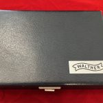 SOLD ORIGINAL WALTHER .380 FACTORY BLUE PRESENTATION CASE BOX 1970S MADE IN GERMANY