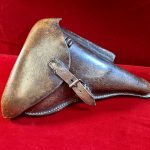 SOLD GERMAN WWII 1937 LUGER HOLSTER, O. REICHEL, LENDGEFELD, NICE!