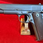 SOLD EXCEPTIONAL, US WWII COLT 1911A1 ARMY PISTOL, JUNE 1943 SHIPMENT, MATCHING SLIDE, 100% CORRECT, STUNNING MINT CRISP!