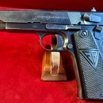 FRI MAR 22, VERY CHOICE, EARLY NAZI OCCUPATION, P35(p) ViZ 35 RADOM PISTOL, SLOTTED VARIANT FROM THE "C" BLOCK, VERY SHARP!