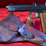 SOLD SCARCE GERMAN WWI M1912 STEYR HAHN PISTOL, 1916 BAVARIAN ISSUE, WITH ULTRA RARE HOLSTER!