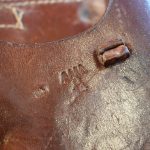 SOLD GERMAN WWI, VERY RARE AWM 14 MARKED, 1914 TAN HARDSHELL LUGER HOLSTER VERY SHARP!