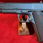 SOLD US WWII COLT 1911A1 US ARMY SERVICE PISTOL, DECEMBER, 1943 PRODUCTION, MINT CRISP!