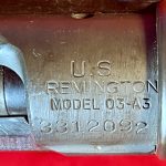 SOLD US WWII REMINGTON 1903A3 RIFLE, JAN, 1943, NON REWORK, ORIGINAL CONDITION, VERY SHARP!