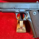 SOLD, VERY CHOICE, US WWII COLT 1911A1 US ARMY SERVICE PISTOL, JAN, 1944 PRODUCTION, 100% FACTORY ORIGINAL & MINT SHARP!