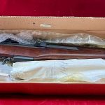 SOLD  M1D GARAND SNIPER RIFLE MINT NEW 1997 DCM LOTTERY GUN, MINT IN ORIGINAL BOX WITH ALL THE GIBLETS!