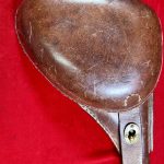 HOLSTERPALOOZA! JAPANESE TYPE 26 REVOLVER HOLSTER, WITH CLEANING ROD, VERY CRISP!