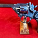 SOLD  SCARCE 1942 BRITISH WWII MILITARY ISSUE WEBLEY MARK IV .38/200 REVOLVER, VERY SHARP, PROBABLY SOE ISSUE TO FRENCH RESISTANCE