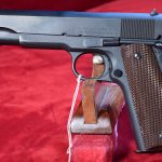 SOLD EXCEPTIONAL, US WWII REMINGTON RAND 1911A1 US ARMY SERVICE PISTOL, 2ND SLIDE LOGO, DU LITE FINISH, EARLY MAY,1943 PRODUCTION, MINT CRISP STUNNING!