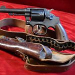 Sold - TUE MAY 7, VERY CHOICE, US WWII NAVY ISSUED SMITH & WESSON VICTORY REVOLVER & USN BOYT 43 SHOULDER HOLSTER, LIKE BUSH 41 CARRIED!