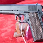 SOLD US WWII ITHACA 1911A1 US ARMY SERVICE PISTOL, SHIPPED 10/4/1944 TO BENICIA ARSENAL, 100% ORIGINAL & MINT SHARP!
