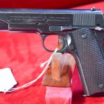 SOLD VERY RARE PRE-WAR BLUED, 1940 COLT 1911A1 US ARMY SERVICE PISTOL, CSR INSPECTED & SHIPPED 11-26-1940, MATCHING & 100% CORRECT, VERY SHARP!