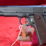 SOLD EXCEPTIONAL, MINT CRISP CONDITION, US WWII COLT 1911A1 US ARMY SERVICE PISTOL, APRIL,1943 PRODUCTION, MATCHING SLIDE 100% CORRECT & STUNNING!