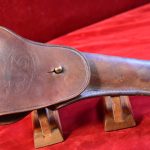US WWII M1916 HOLSTER FOR THE COLT M1911A1 SERVICE PISTOL, VERY RARE MAKER, FINK, VERY NICE!