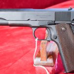 SOLD, US WWII ITHACA 1911A1 US ARMY SERVICE PISTOL, SHIPPED 10/4/1944 TO BENICIA ARSENAL, 100% ORIGINAL & VERY SHARP!