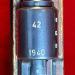 SOLD TUE AUG 20, VERY CHOICE, GERMAN WWII 1940 42 CODE MAUSER K98k RIFLE, ALL MATCHING DOWN TO THE ROD! WITH SLING & MUZZLE COVER,  MINT SHARP!