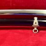 SOLD VERY CHOICE WWII IMPERIAL JAPANESE NAVAL OFFICERS KAI GUNTO SWORD, WITH TASSEL, SIGNED NAOYUKI,  STUNNING!