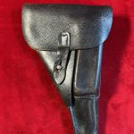 WED AUG 12, NICE PEBBLEGRAIN LEATHER CXB4 P38 HOLSTER