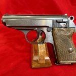 SOLD, VERY CHOICE, 1942 NAZI POLICE ISSUED WALTHER PPK PISTOL, EAGLE/C MARKED, MINT CRISP!