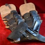 SOLD OUT! ORIGINAL GERMAN WWll cxb 4 CODED BLACK PEBBLE GRAIN P.38 SOFTSHELL HOLSTER, MINT UN-ISSUED! SPECIAL PRICE! 1 LEFT!