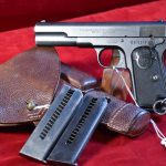 SOLD SWEDISH HUSQVARNA m/07 PISTOL, .380 AUTO, NOT IMPORT MARKED, UNIT MARKED, FULL RIG, MINT SHARP!